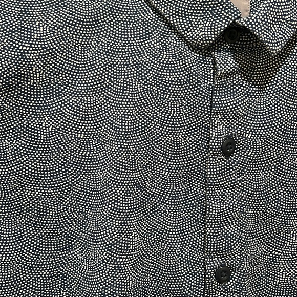 A-Frame Short Sleeve Patterned Button Downn - Picture 2 of 4